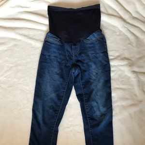 Maternity Ankle Jeggings with belly band!